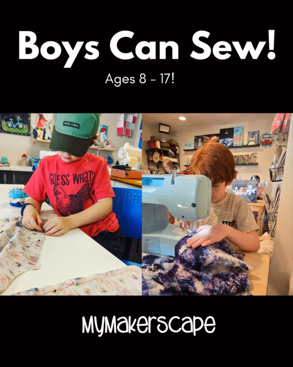 Boys Can Sew Camp