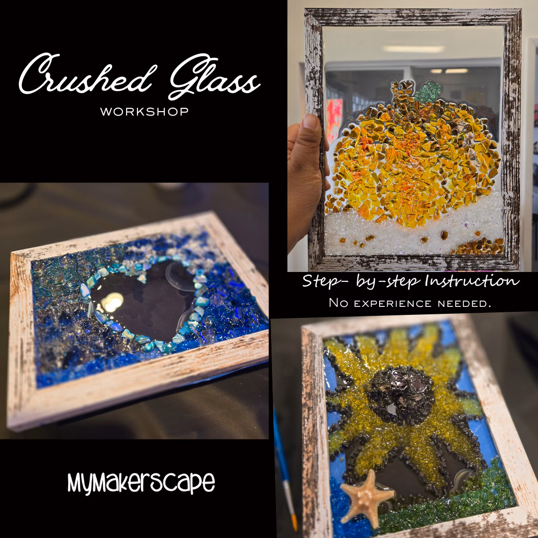 Crushed Glass Workshop @ Cocoa Village 8.28