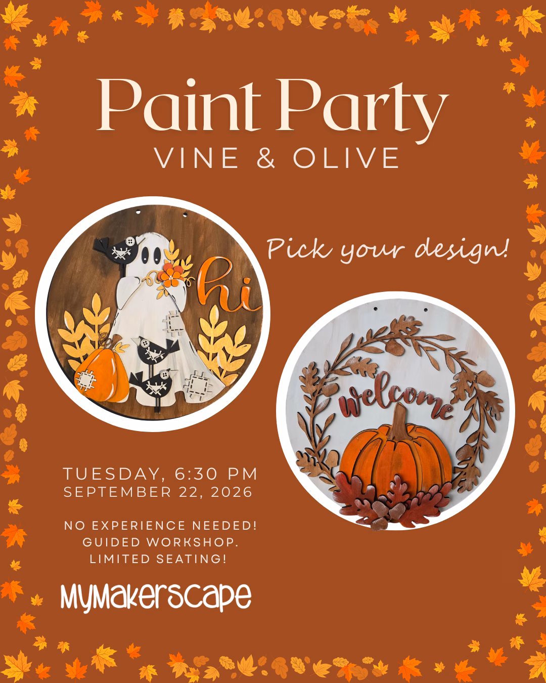 Paint Night @ Vine & Olive