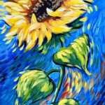 Van Gogh Sunflower Paint Night @ Indialantic